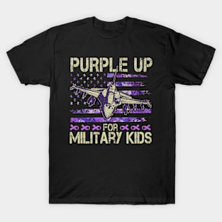 Purple Up For Military Military Child Month T-Shirt